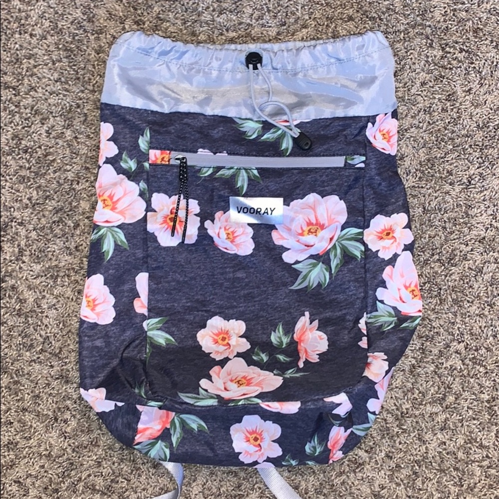 Floral Vooray Drawstring backpack